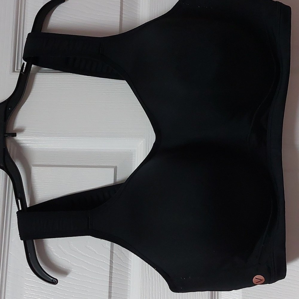 Livi For Lane Bryant Active Black Full-Coverage Bra High Impact With Underwire